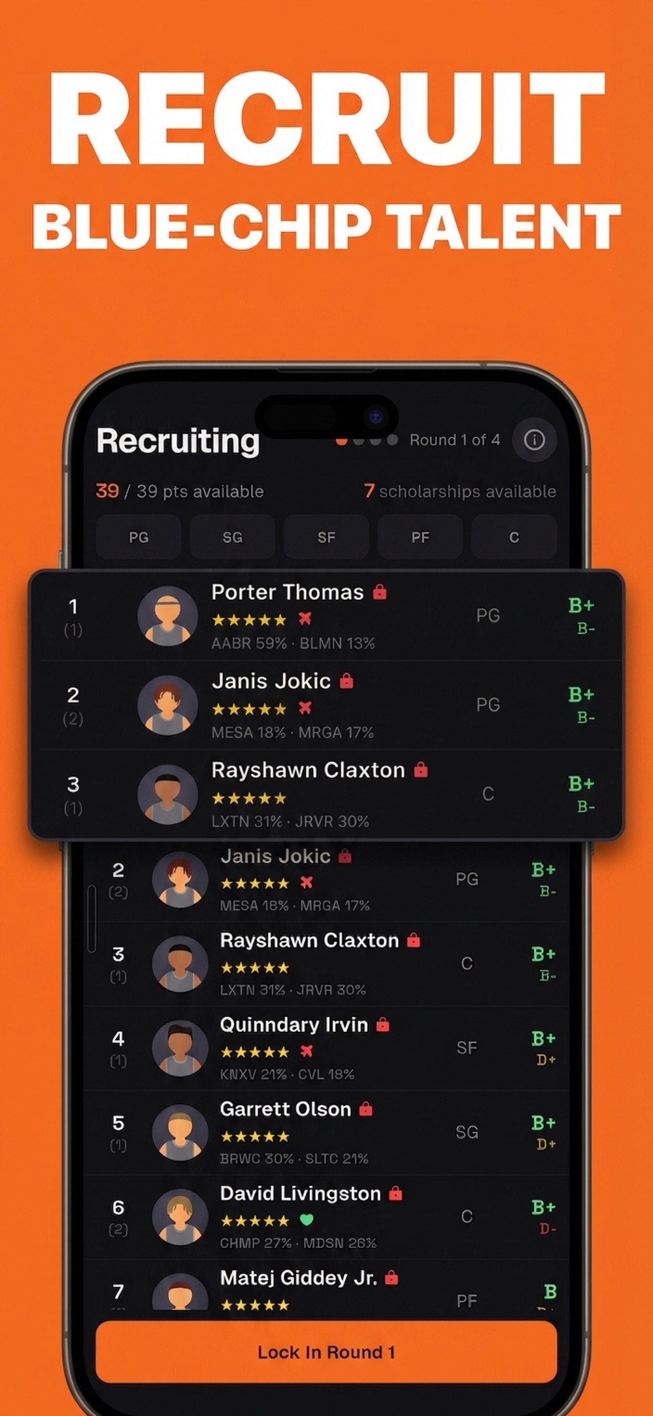 Recruit blue-chip talent